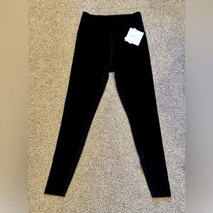 Beyond Yoga black velvet yoga pants size Medium